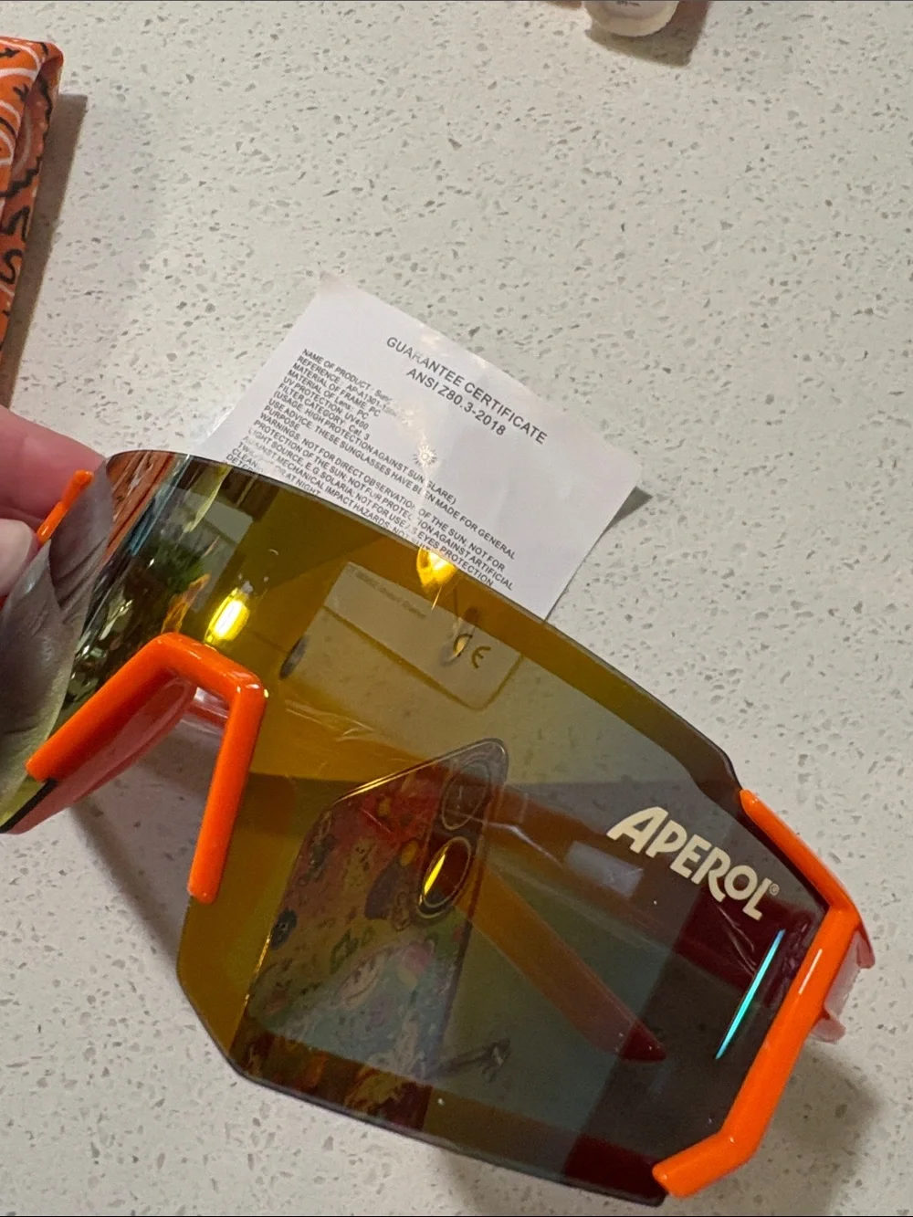 Aperol Bundle Orange Bandanas and Sunglasses Party Kit